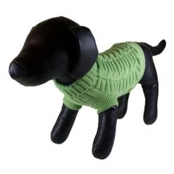 Petcessory DS1421BXL Green Woolen Turtleneck Dog Sweater - Extra Large