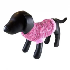 Petcessory DS1421CXL Pink Woolen Turtleneck Dog Sweater - Extra Large