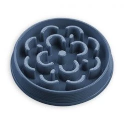 Tarhong PFWSB5098MFB Slow Chow Medallion Medium Feeder - Blue Set of 2