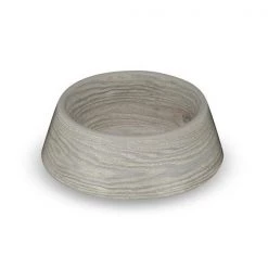 Tarhong PPM3077WBGFO Pet Bowl Medium - Grey French Oak Set of 2