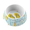 Tarhong PVA3071PBMBW Margaritaville Words & Icons Pet Bowl; Medium
