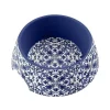 Tarhong PVA3071PBMCC Canyon Clay Pet Bowl Medium - Indigo Set of 2