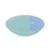 TarHong PE20772179 5.2 in. Melamine Dual Pet Saucer; Blue - 0.75 Cup - Set of 2