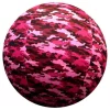 Beloved 25 in. Camo Mega Ball Cover - Pink