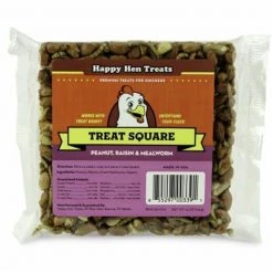 Happy Hen Treats 225525 7.5 oz Square-Mealworm & Peanut