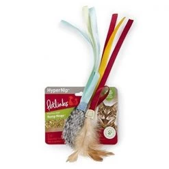 Petlinks 231940 Romp Rings with Ribbons Cat Toy; Pack of 2