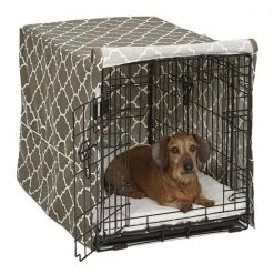 Midwest Metal Products 249518 30 in. BRN Pets Dog Crate Cover