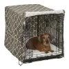 Noah&Apos;S Ark 30 in. BRN Pets Dog Crate Cover