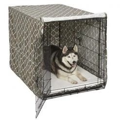 Noah&Apos;S Ark 36 in. BRN Pets Dog Crate Cover