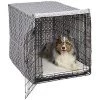 Midwest Metal Products 249521 48 in. BRN Pets Dog Crate Cover