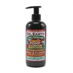 Dr Earth 249912 16 oz Organic; Pump & Grow Total Advantage Rose & Flower Fertilizer