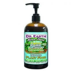 Dr Earth 249914 16 oz House Plant Organic; Pump & Grow Indoor Liquid Plant Food