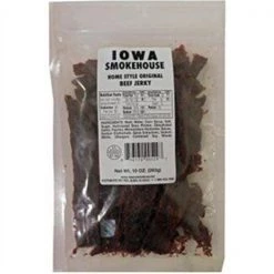 Iowa Smokehouse & Preferred Wholesale 253840 10 oz Original Flavor Beef Jerky - Pack of 6