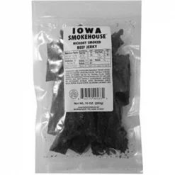 Iowa Smokehouse & Preferred Wholesale 253839 10 oz Hickory Flavor Beef Jerky - Pack of 6