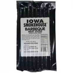 Iowa Smokehouse & Preferred Wholesale 253842 16 oz Barbeque Flavor Meat Sticks - Pack of 10