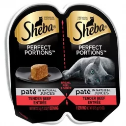 Mars Petcare US 216070 2.6 oz Sheba Beef Food