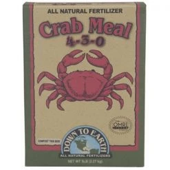 Down To Earth Distributors 217685 5 lbs Crab Meal