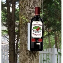 1000 Oaks Barrel WB479 Cardinal Wine Bird House - 18 x 5 x 5 in.
