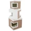 Trixie Pet Products 43377 Lilo Modular 3 Story Cat Tower; White & Brown
