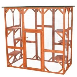 Trixie Pet Products 44110 Wooden Outdoor Cat Sanctuary