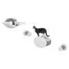 Trixie Pet Products 49923 Wall-Mounted Cat Lounging Set; Cream & Gray