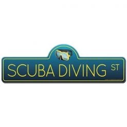 SignMission P-618 Scuba Diving 18 x 6 in. Scuba Diving Street Sign