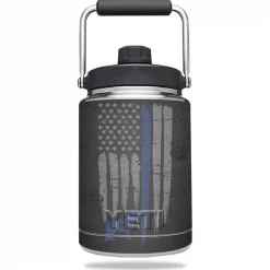 MightySkins YERAMJUG-Thin Blue Line K9 Skin for Yeti Rambler Half Gallon Jug; Thin Blue Line K9