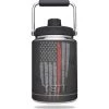MightySkins YERAMJUG-Thin Red Line Skin for Yeti Rambler Half Gallon Jug; Thin Red Line