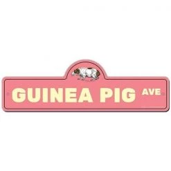 SignMission P-618 Guinea Pig 18 x 6 in. Guinea Pig Street Sign
