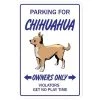 SignMission D-8-Z-Chihuahua 8 x 12 in. Chihuahua Decal Dog Pet Parking Decals - Toy Puppy Vet Breeder