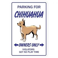SignMission D-8-Z-Chihuahua 8 x 12 in. Chihuahua Decal Dog Pet Parking Decals - Toy Puppy Vet Breeder