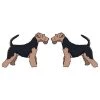 SignMission D-Welsh Terrier 6 in. Super Cute Dog Decal - Welsh Terrier - Pack of 2