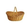 Wald Imports 1002-LG 19.5 in. Honey Finish Willow Basket