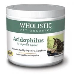 Wholistic Pet Organics STWP334 4 oz Acidophilus for Digestive Support