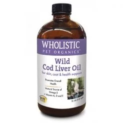 Wholistic Pet Organics CSCTWP99 4 oz Feline Wild Cod Liver Oil