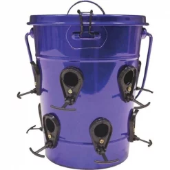 Heath Manufacturing 21721 Bucket Feeder & Storage Container Kit; Purple