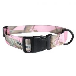 Tandy Leather Factory Leather Brothers 100QKNRT-PK 1 in. Kwkklp Adjustable 18-26 in. Pink Camo Collar