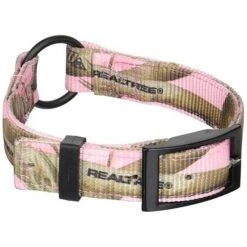 Tandy Leather Factory Leather Brothers 123NRT-PK19 1 x 19 in. Restricting Collar Nylon Pink Camo Collar
