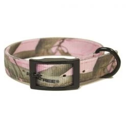 Tandy Leather Factory Leather Brothers 120NRT-PK19 1 x 19 in. Df Nylon Pink Camo Collar