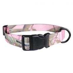 Tandy Leather Factory Leather Brothers 102QKNRT-PK 0.75 in. Kwkklp Adjustable 14-20 in. Pnk Camo Collar