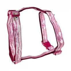 Mossy Oak 23857-04 Basic Dog Harness; Pink & Camo - Large