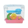 YML H167PK Dwarf Hamster; Mice Cage With Accessories; Pink
