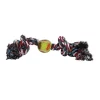 Partyanimal 03885 Rope with Tennis Ball Dog Toy