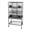 A&E Cage 13221-SA Platinum 3 Level Animal Cage With Removable Base