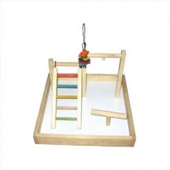 Catlady Wood Tabletop Play Station - 17 X 17 X 12 In.