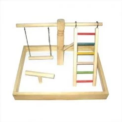 A&E Cage HB46410 Wood Tabletop Play Station