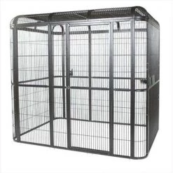 A&E Cage WI6262 Black 62 In. X 62 In. Walk In Aviary