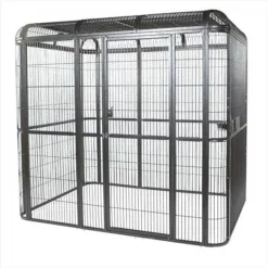 A&E Cage WI8662 Black Walk In Aviary