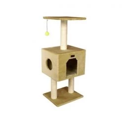 Aeromark A4201 Armarkat Classic Cat Tree 16 x 14 x 42 - Beige