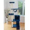 Aeromark A7101 Armarkat Classic Cat Tree 32 x 30 x 71 - Navy Blue